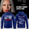 Beyonce Cowboy Carter Tour 2025 Blue Hoodie Shirt