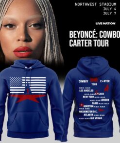 Beyonce Cowboy Carter Tour 2025 Blue Hoodie Shirt