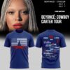 Beyonce Cowboy Carter Tour 2025 Blue T Shirt