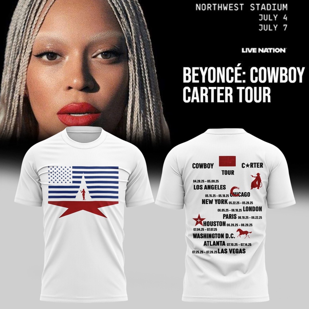 Beyonce Cowboy Carter Tour 2025 Limited Edition Shirt