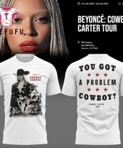 Beyonce Cowboy Carter Tour 2025 White 3D Shirt