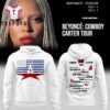Beyonce Cowboy Carter Tour 2025 White Hoodie Shirt