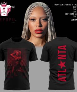 Beyonce Cowboy Carter Tour x Atlanta 2025 Black T Shirt