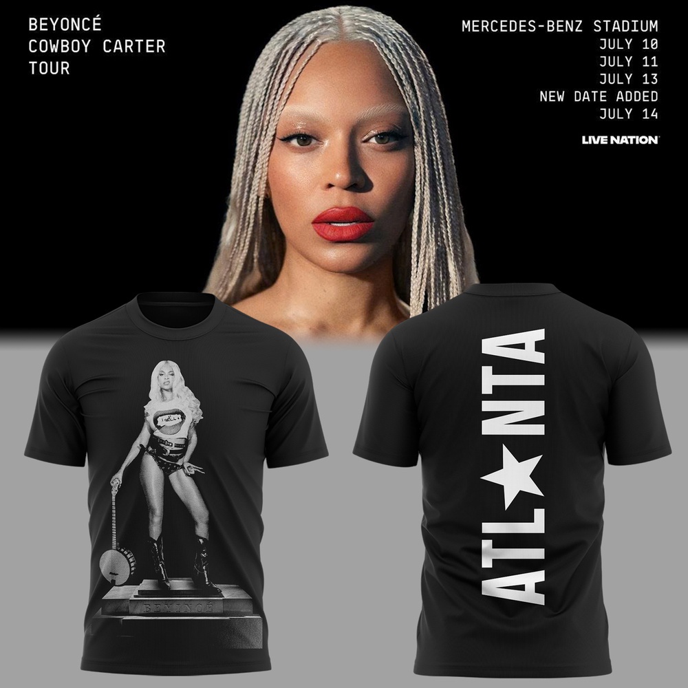 Beyonce Cowboy Carter Tour x Atlanta 2025 Unisex T Shirt