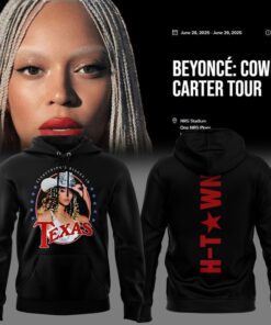 Beyonce Cowboy Carter Tour x Texas 2025 Black Hoodie