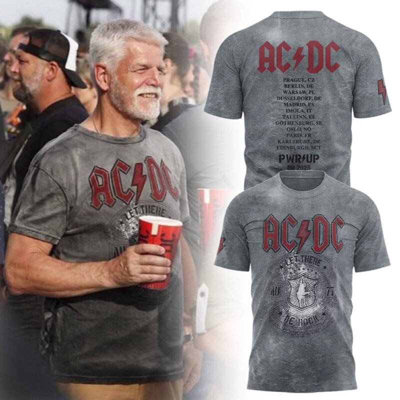 ACDC Power Up Tour Let There Be Rock T Shirt