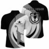 Black And White Retro Bowling Quarter Zip Shirt For Men Jersey Custom Bowling League Team Shirt