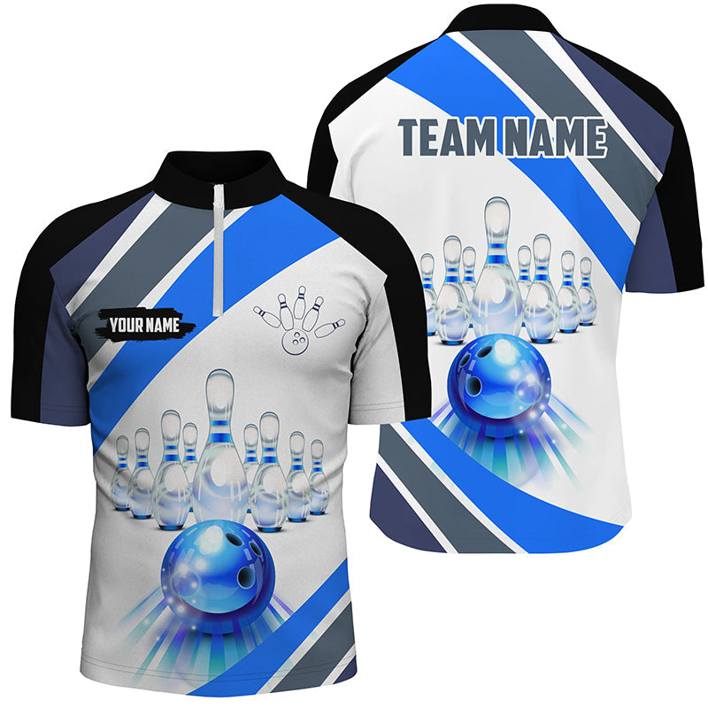 Blue Light Bowling Polo