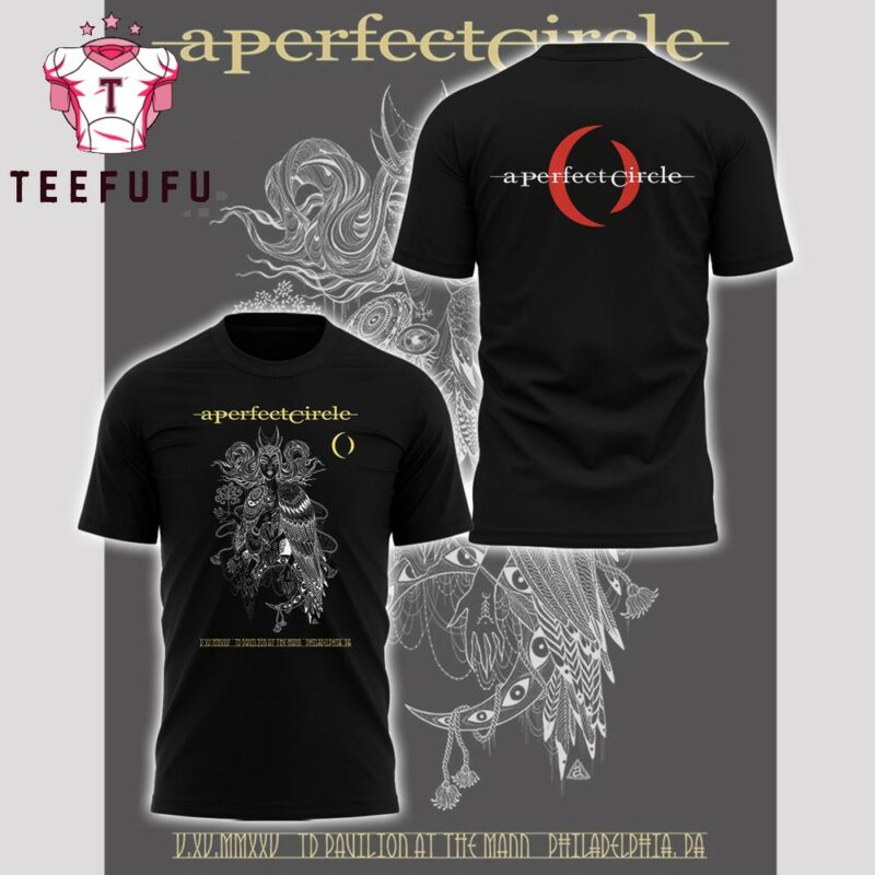 A Perfect Circle x Tour Sessanta V2.0 2025 3D Printed Limited Edition T Shirt