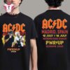 ACDC Band Power Up European Tour Madrid Spain 2025 T Shirt, ACDC PWR Up Shirt 2 ACDC Band Power Up European Tour Madrid Spain 2025 T Shirt