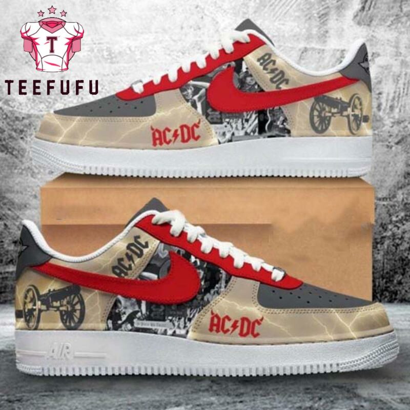 ACDC Band Vintage Gunner Air Force 1 Sneaker