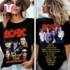 ACDC Let There Be Rock PWR Up North American Tour 2025 T Shirt
