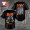 ACDC Power Up 2025 Tour Trendy Baseball Jersey