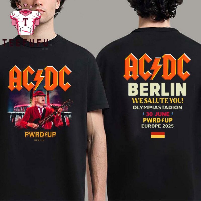 ACDC Power Up European Tour 2025 BERLIN Unisex T Shirt