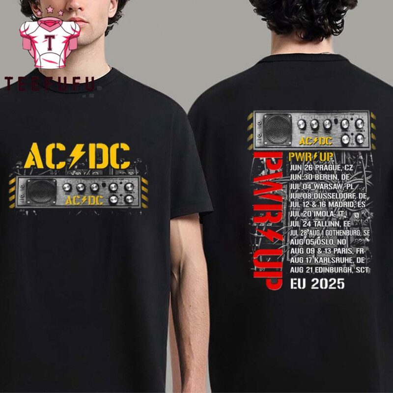 ACDC Power Up European Tour 2025 EU Unisex T Shirt
