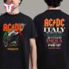 ACDC Power Up European Tour 2025 ITALY Unisex T Shirt
