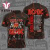 ACDC Power Up North America 2025 Rock in Style 3D T-Shirt