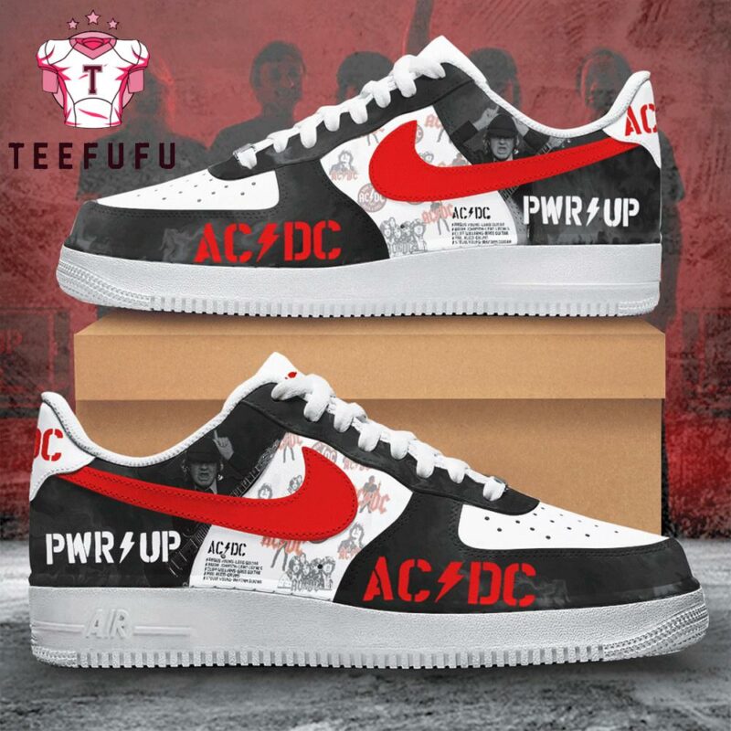 ACDC Pwr Up Tour 2025 Air Force 1 Shoes Sneaker