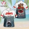 Amity Island Vibes Jaws Themed Aloha Shirt for Shark Fans