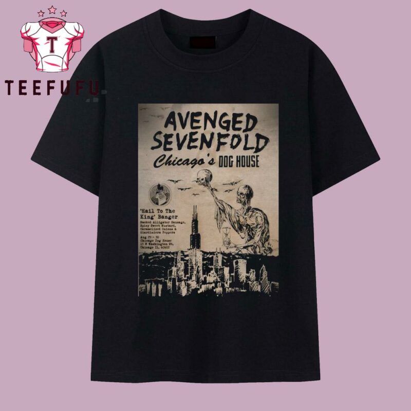 Avenged Sevenfold Aug 29-30 2025 Soldier Field in Chicago IL T Shirt