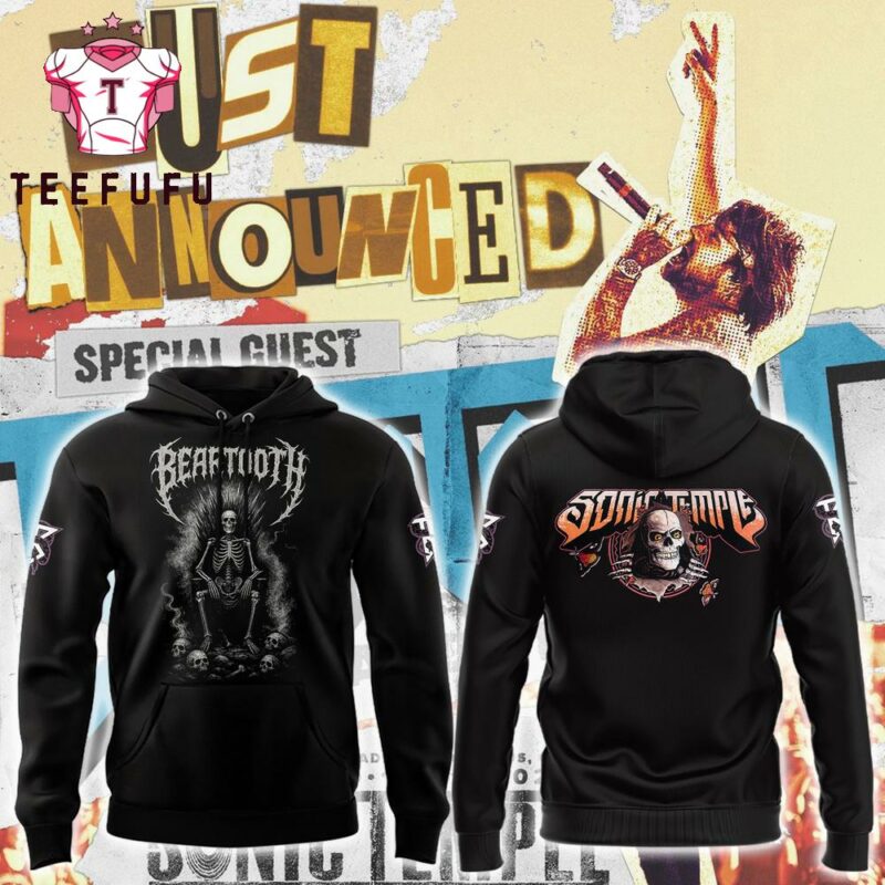 Beartooth Just Announced x Sonic Temple 2025 Limited Edition Black Hoodie