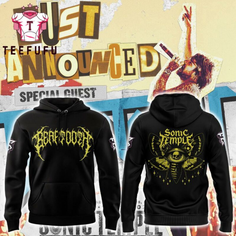 Beartooth Just Announced x Sonic Temple 2025 Logo Music Black Hoodie