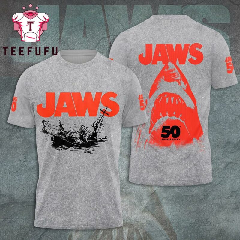 Beware of the Deep Jaws Tribute 3D Printed Tee