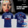 Beyonce Cowboy Carter Tour 2025 Blue T Shirt