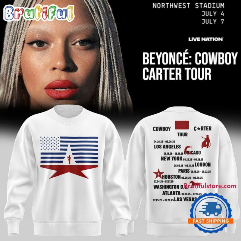 Beyonce Cowboy Carter Tour 2025 New Sweatshirt