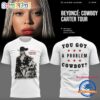 Beyonce Cowboy Carter Tour 2025 White 3D Shirt
