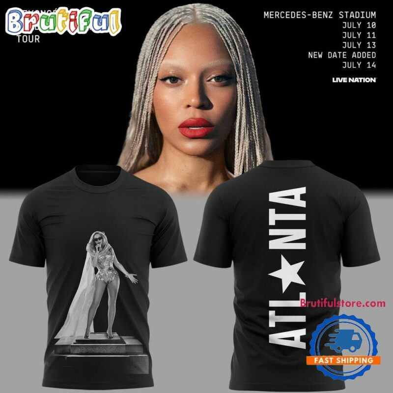 Beyonce Cowboy Carter Tour Atlanta 2025 Graphic Music 3D Shirt