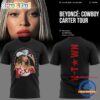 Beyonce Cowboy Carter Tour x Texas 2025 Black TShirt