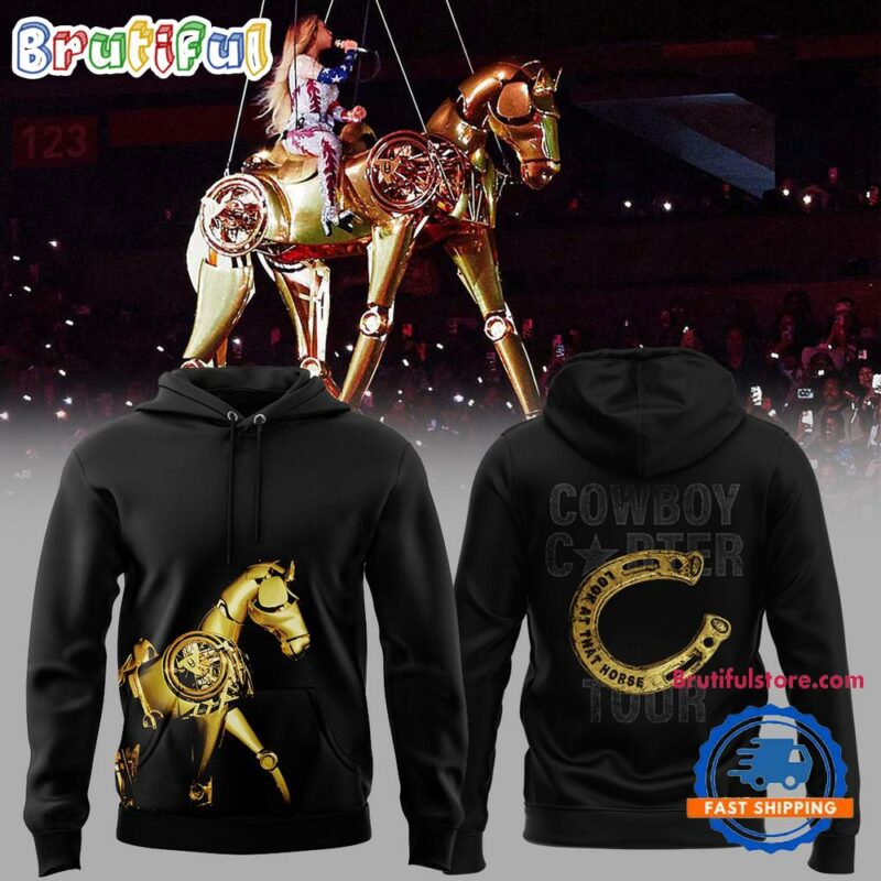 Beyonce Gold Chardonneigh Limited Exclusive Black Hoodie