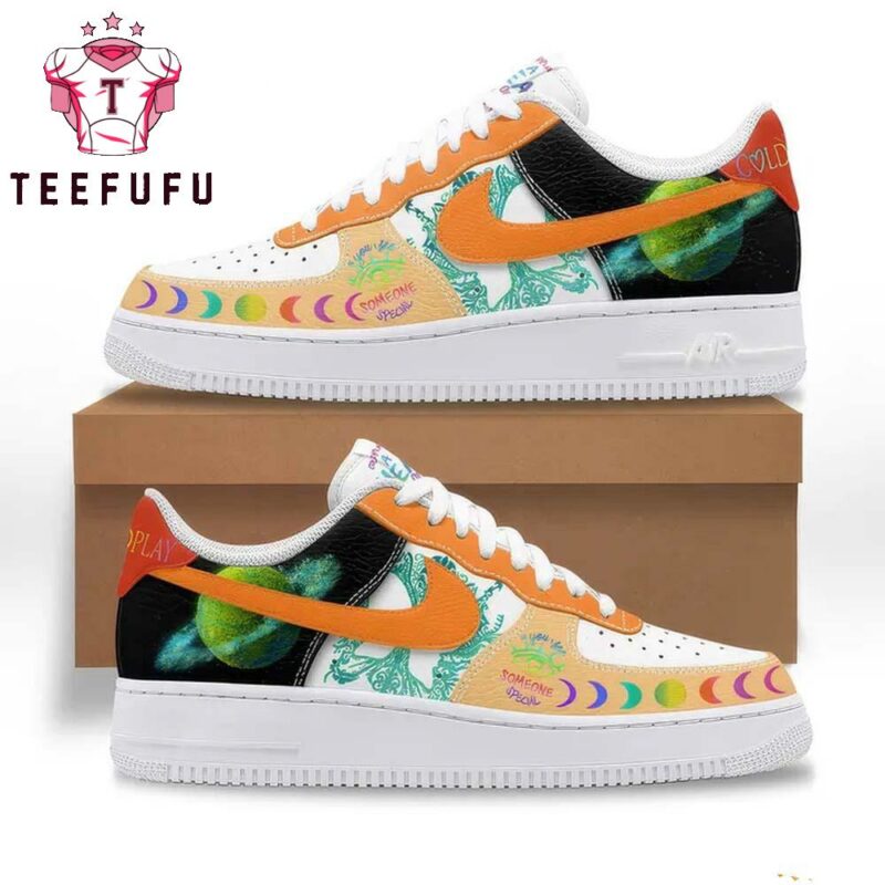 Coldplay 2025 Air Force 1 Shoes Sneaker