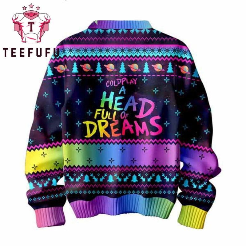 Coldplay In Christmas A Head Full Of Dreams Ugly Sweater