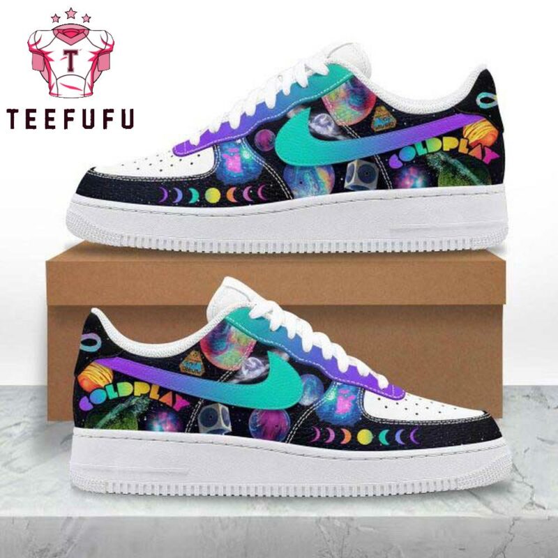 Coldplay Infinity In The Universe Air Force 1 Shoes Sneaker