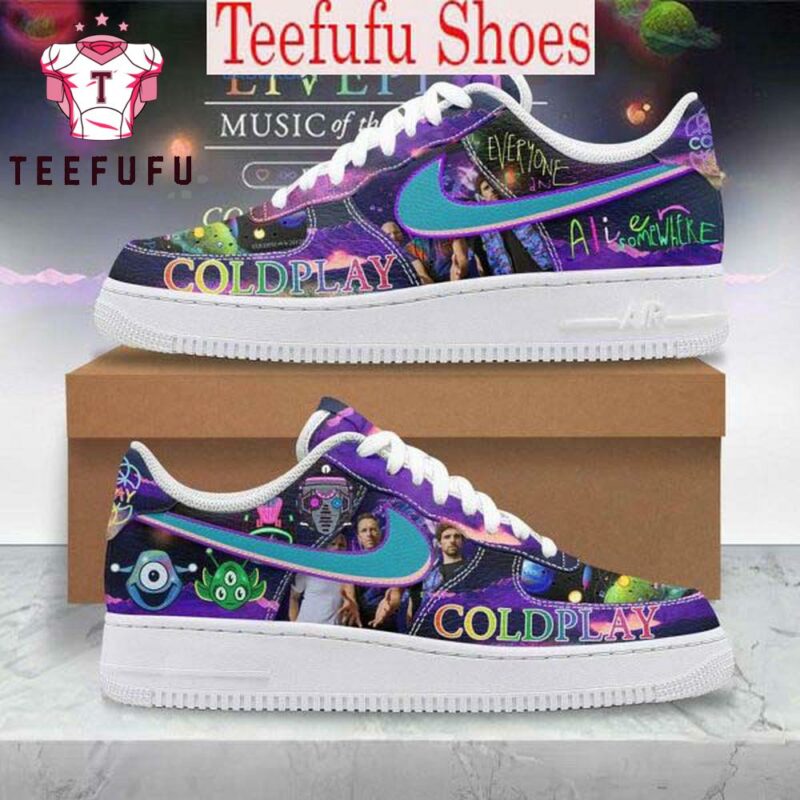 Coldplay Liveplay Music Of The Sphere Air Force 1 Shoes Sneaker