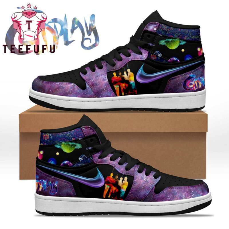 Coldplay Music Band Air Jordan 1 Hightop Shoes
