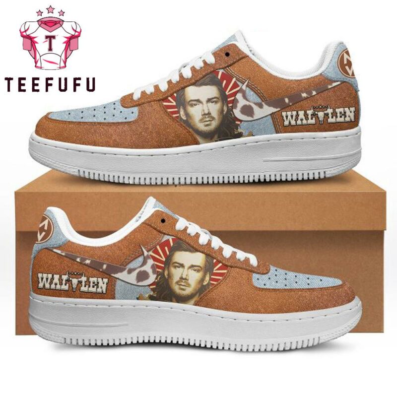 Country Singer Legends Morgan Wallen Fan Air Force 1 Shoes Sneaker