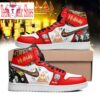 Def Leppard 1987 Air Jordan 1 Hightop Shoes