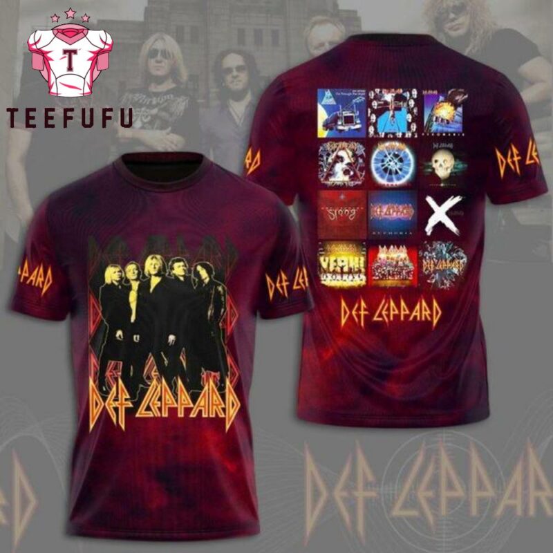 Def Leppard Music Graphic 3D Shirt