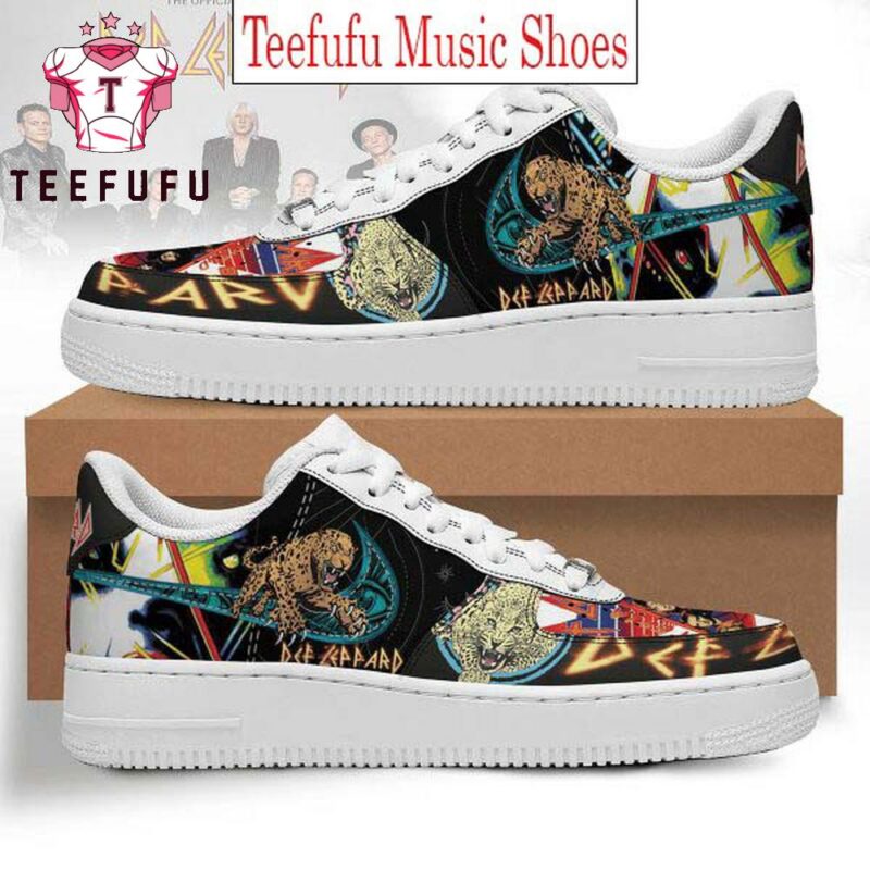 Def Leppard Pour Some Sugar On Me Air Force 1 Shoes Sneaker
