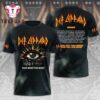 Def Leppard World Tour 2025 Take What You Want 3d T-Shirt