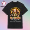 Devin Townsend 35 Years 1990-2025 Thank You For The Memories T Shirt