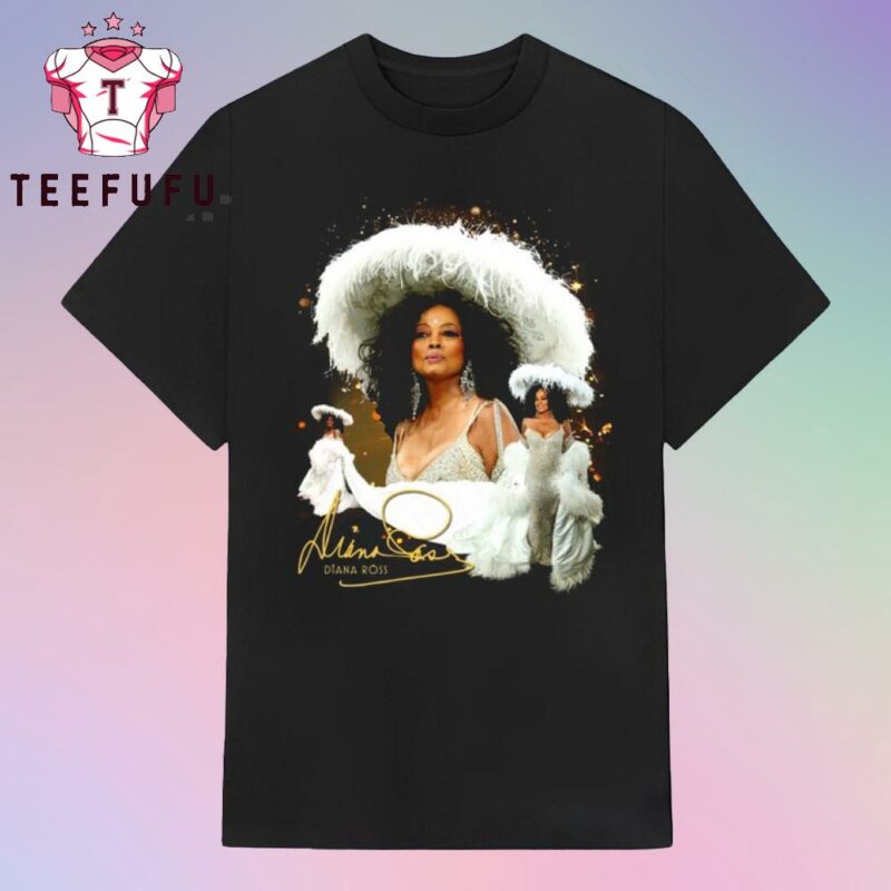 Diana Ross Shut Down the Carpet in Her Dramatic Family Gown 2025 T Shirt