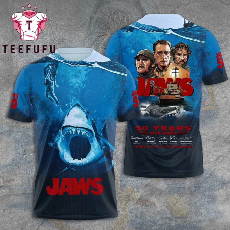 Dive Into Fear Jaws Inspired Classic Horror Tee
