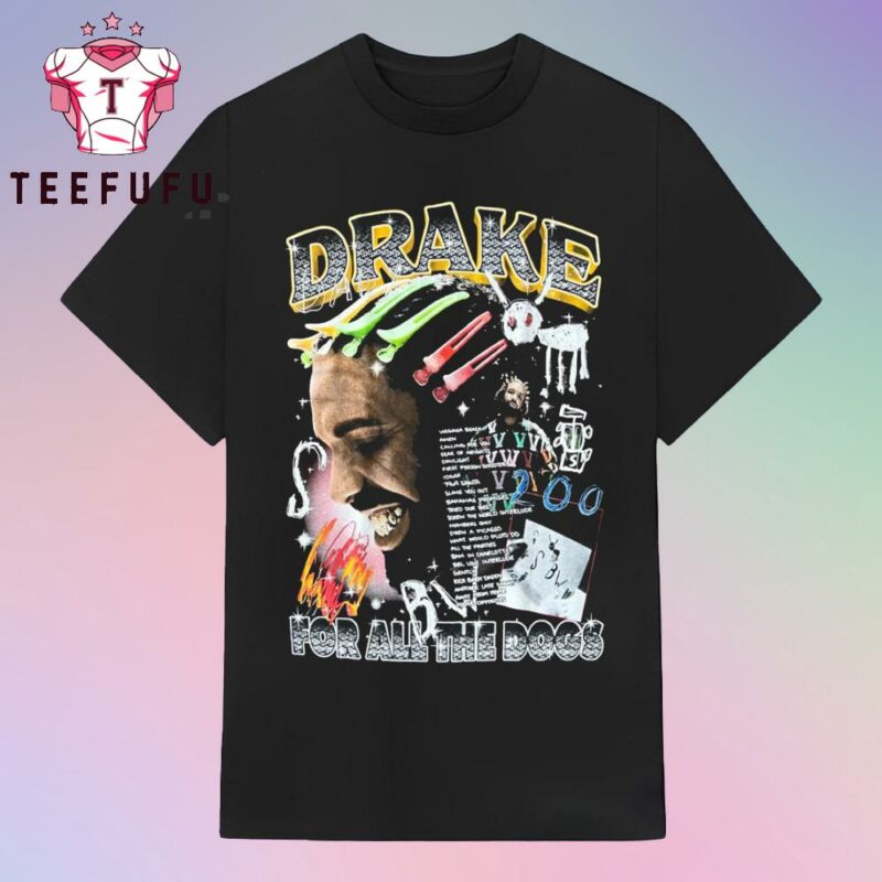 Drake For All My Dogs Bling Graphic T Shirt