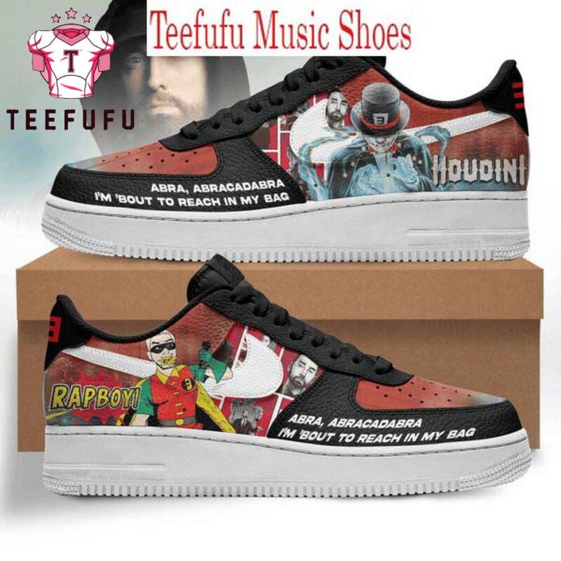 Eminem Abracadabraa I’m ‘Bout To Reach My Bag Houdini Air Force 1 Shoes Sneaker