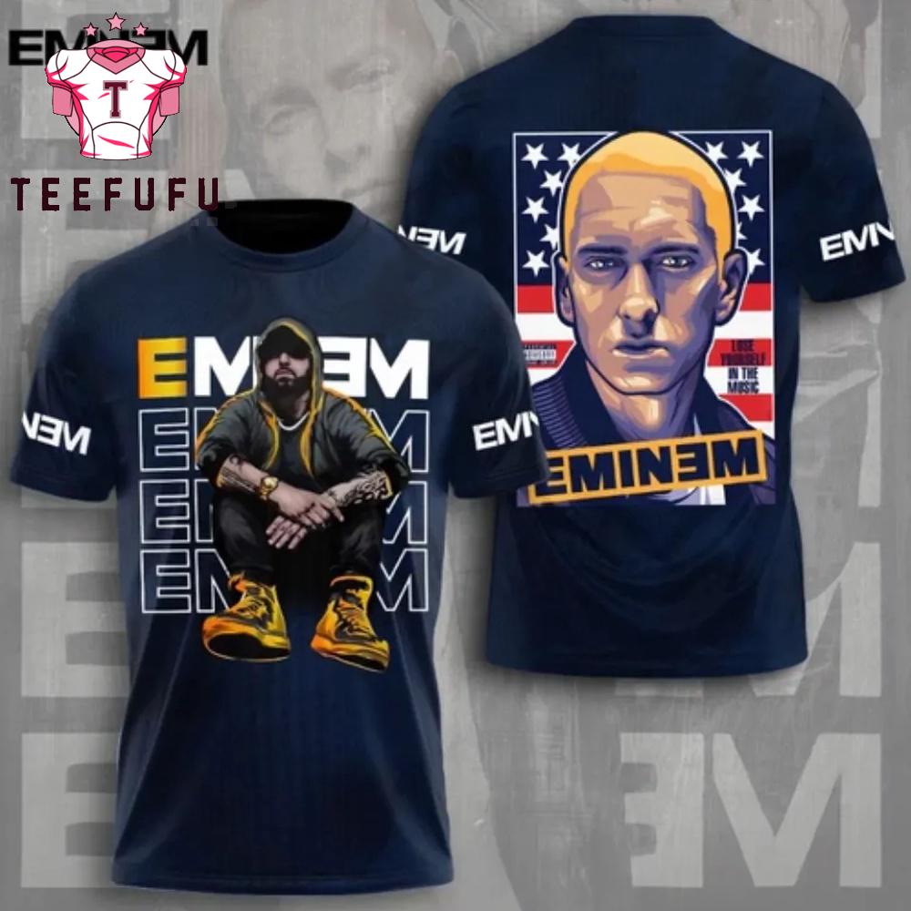 Eminem Bes Music Lovers Tour 2025 3D Shirt