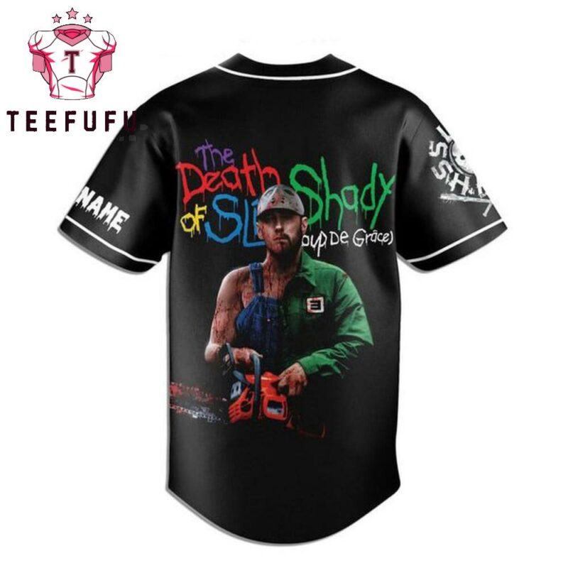 Eminem Coup De Grace Slim Shady Personalized Baseball Jersey
